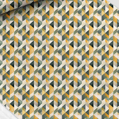 Geometric print fabric