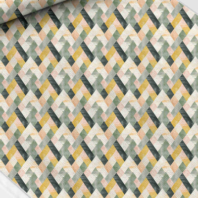 Geometric print fabric