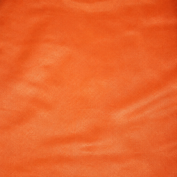 Orange Solid Poly Japanese Satin Fabric
