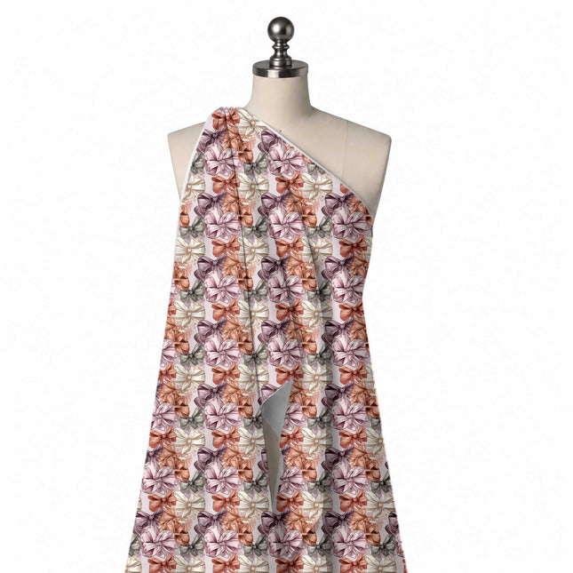Draped on a mannequin: large-scale print of stacked, design Design No_4408, Clothwala