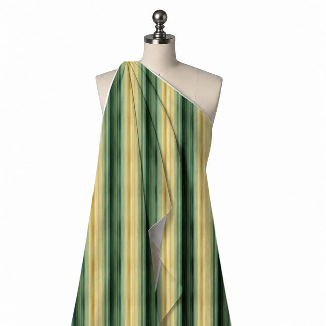 Draped on a mannequin: vertical ombre stripes with smooth blended edges, design Design No_3928, Clothwala