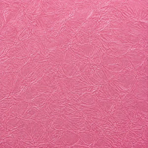 Pink Solid Poly Silk Crepe Fabric