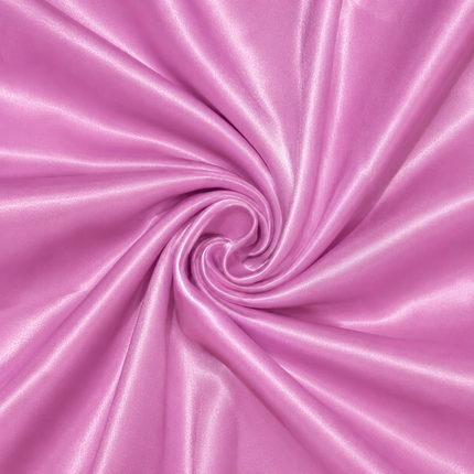 Pink Solid Poly Japanese Satin Fabric — design 412JS-RSSC/DS-459, Clothwala