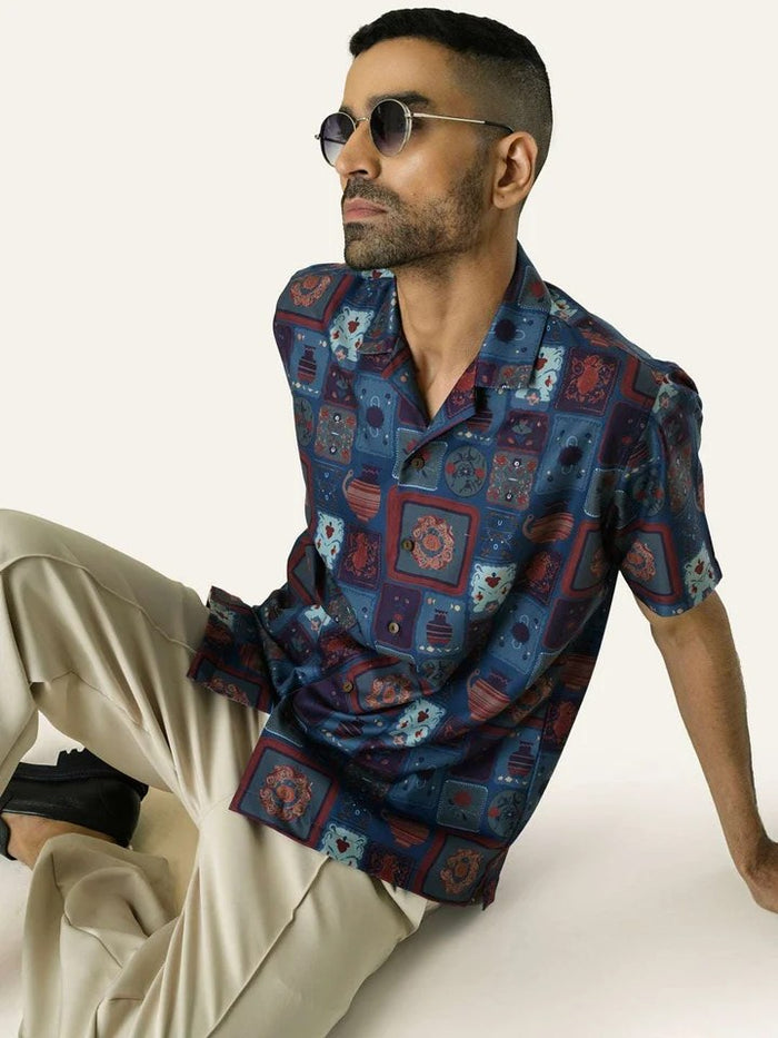 Shirt made with Clothwala fabric by SHREY