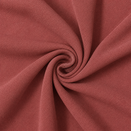 Terracotta Solid MOSS CREPE Fabric — design 631RM-ABDT/DS-49, Clothwala