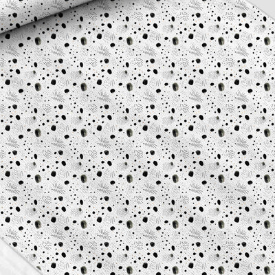 Polka dot print fabric