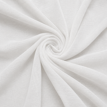 White Solid Poly Chiffon Fabric — design 1182FSC-PBSRSM/DS-131, Clothwala