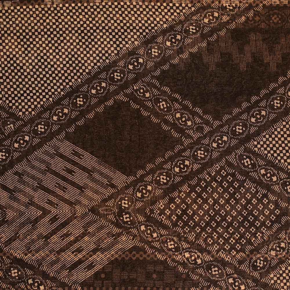 GEORGETTE BLACK CHECK STRIP PRINT - Buy Georgette Fabric Wholesale Online India | Clothwala