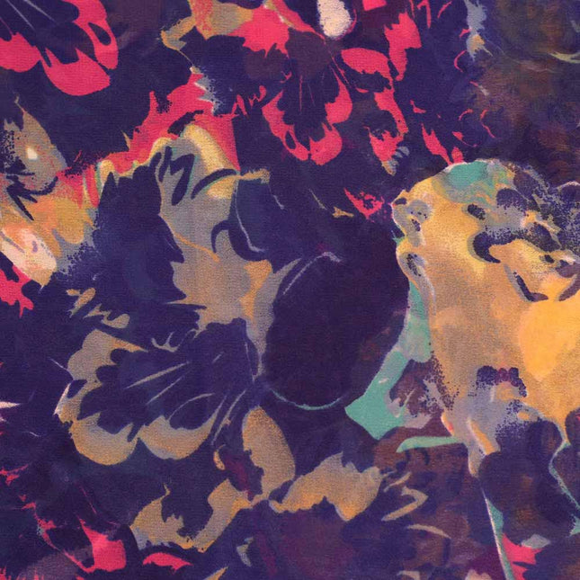 GEORGETTE SMALL FLOWER PATTERN  PRINT