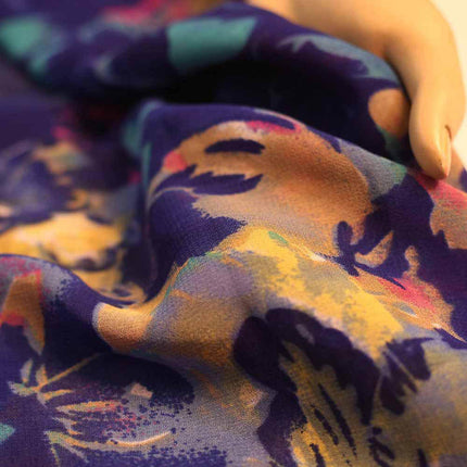 GEORGETTE SMALL FLOWER PATTERN  PRINT