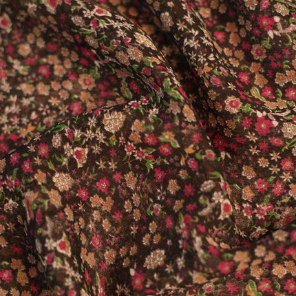 CHIFFON MULTI FLOWER PRINT