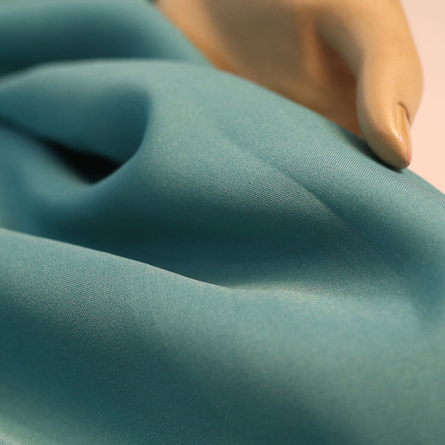 LIGHT CREPE POLY TEXO SEA GREEN COLOR