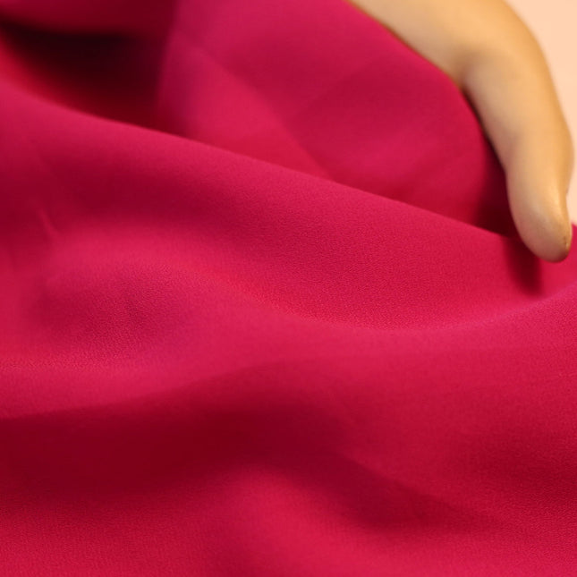 HEAVY LAZER GEORGETTE RED COLOR