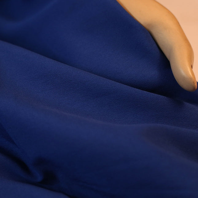 SOFT FEEL POLY CREPE BLUE COLOR