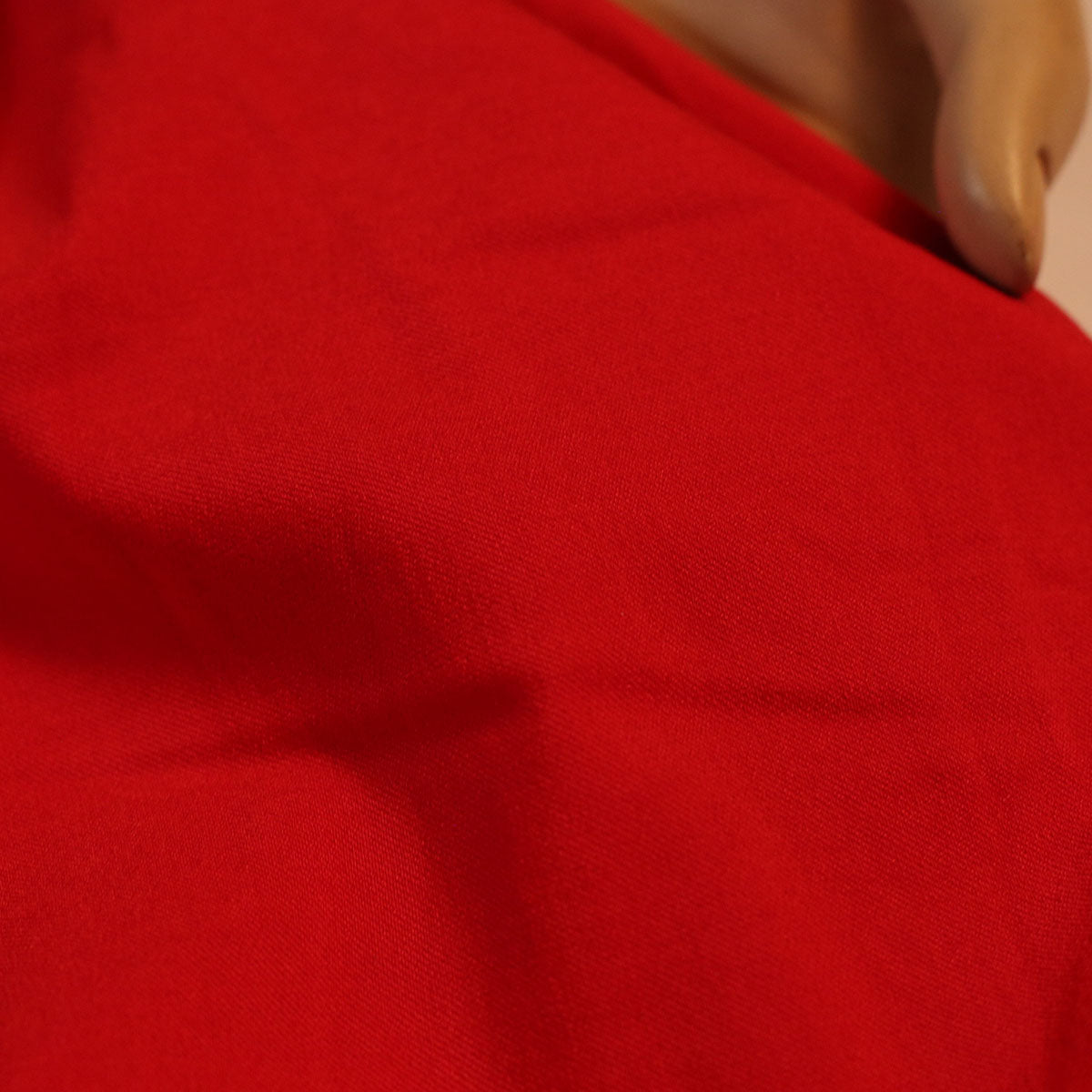 POLY MATTY RED COLOR - Buy Matty Fabric Wholesale Online India | Clothwala