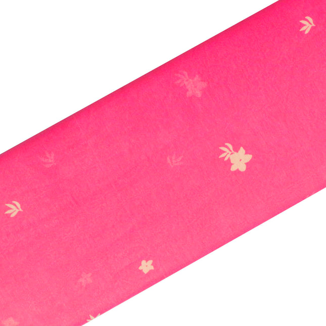 CHIFFON PINK FLOWER PRINT
