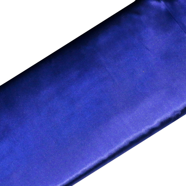 POLY HEAVY SATIN WITH SOFT FEEL BLUE COLOR