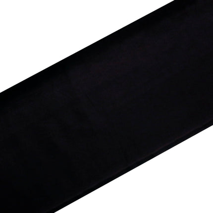 POLY HEAVY SATIN WITH SOFT FEEL BLACK COLOR