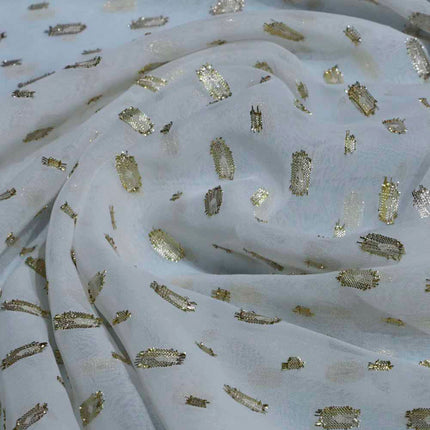 GOLD SWIZZDOT / BUTTI GEOGRETTE OFF WHITE COLOR