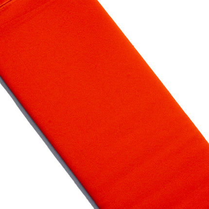 POLY GRAINY GEORGETTE ORANGE SOLID FABRIC