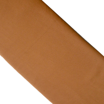 POLY GRAINY GEORGETTE BROWN SOLID FABRIC