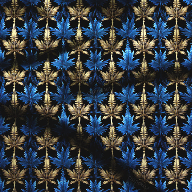 Exclusive Psychedelic Nature-Inspired. Nature Inspired Soft Crepe Printed Fabric