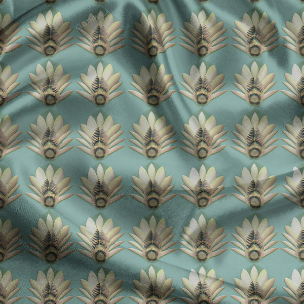 Premium Petal Floral Elegance Panache uSoft Satin Printed Fabric