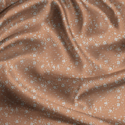 Luxury Starry Floral Drift uSoft Satin Printed Fabric