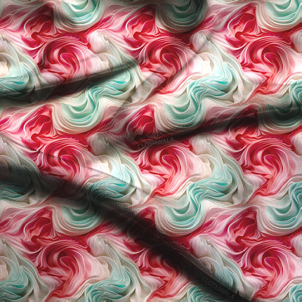 Hotpick Candy Abstract Swirl Dreams Soft Crepe Printed Fabric