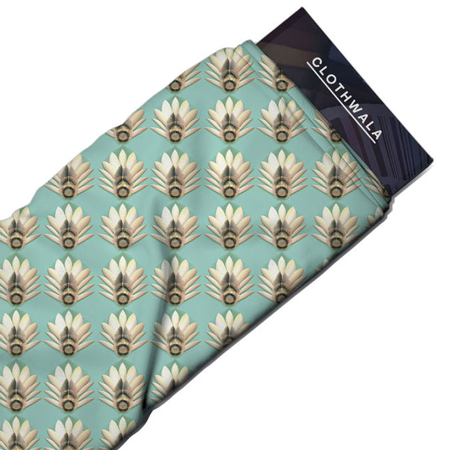 Premium Petal Floral Elegance Panache uSoft Satin Printed Fabric