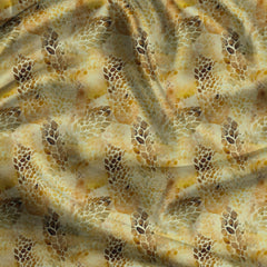 Premium Savannah Animal Sunset uSoft Satin Printed Fabric