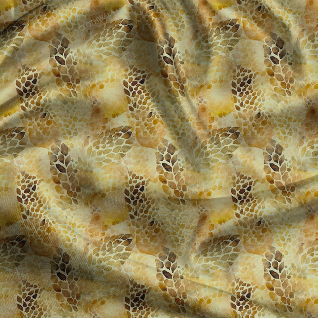 Premium Savannah Animal Sunset uSoft Satin Printed Fabric