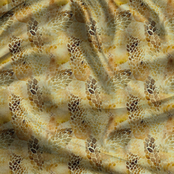 Poly Linen Satin fabric texture