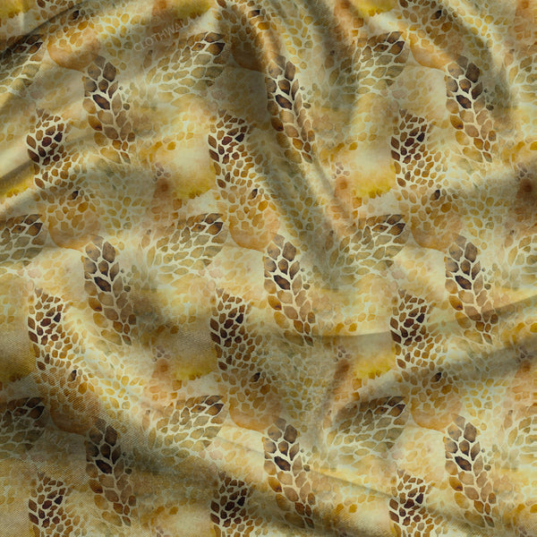 Premium Savannah Animal Sunset uSoft Satin Printed Fabric