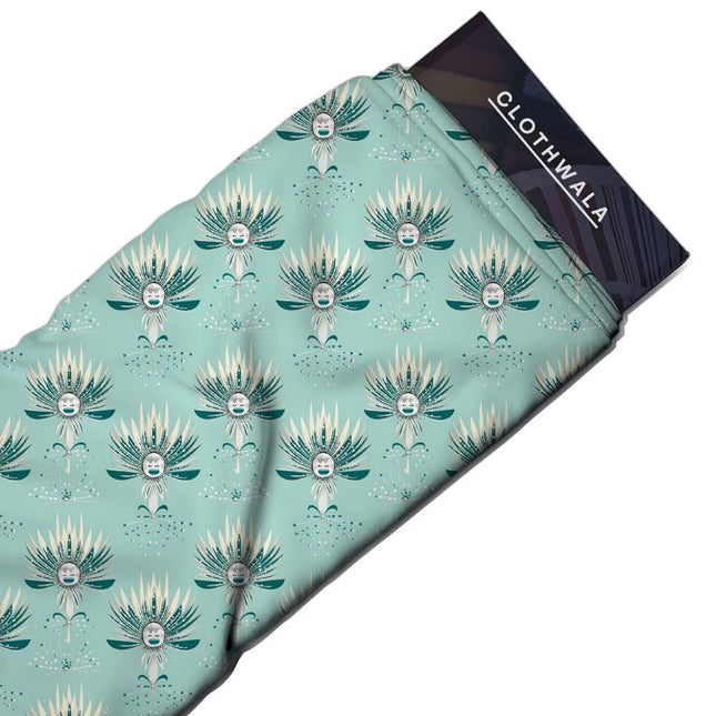 Must-Have Celestial Fantasy Harmony uSoft Satin Printed Fabric