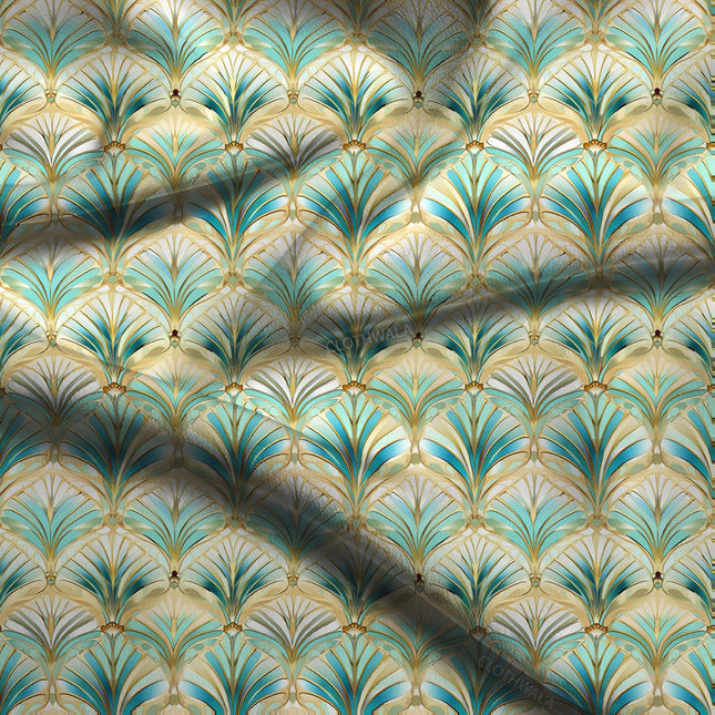 Premium Fanfare Vintage Rhapsody Soft Crepe Printed Fabric