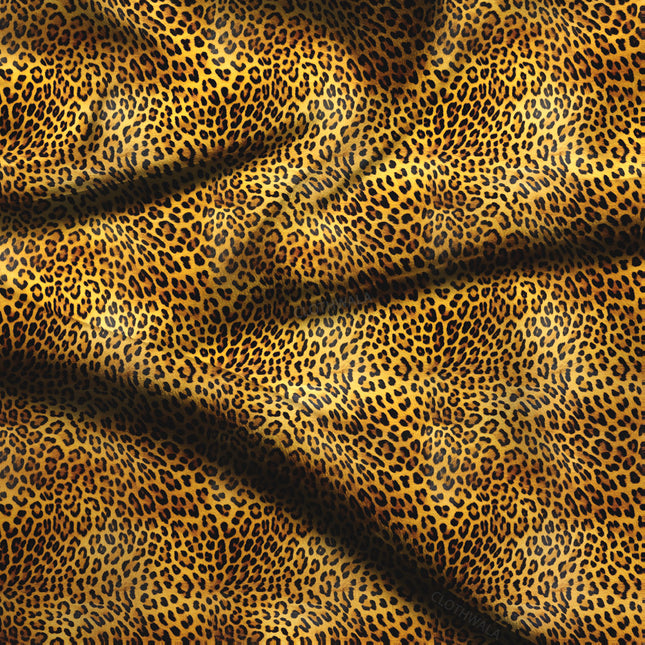 Premium Untamed Animal Print - Bold and Beautiful Elegance Soft Crepe Printed Fabric