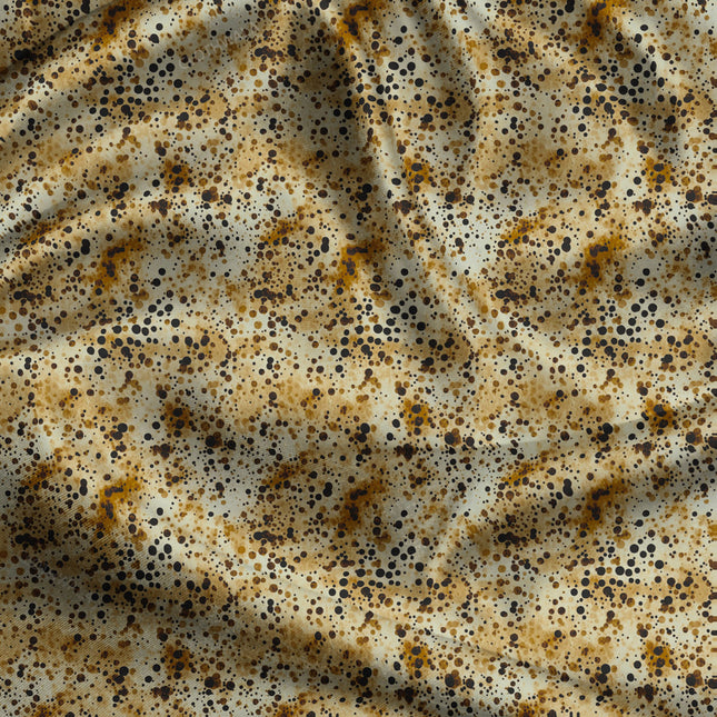 Hotpick Wild Animal Dots uSoft Satin Printed Fabric