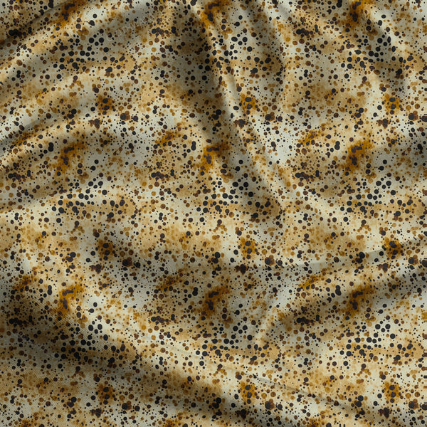 Hotpick Wild Animal Dots uSoft Satin Printed Fabric