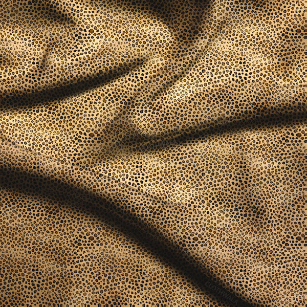 Limited Edition Speckle Animal Fusion Soft Crepe Printed Fabric