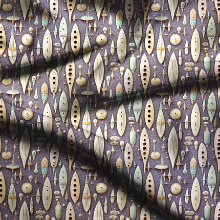 Bestseller Cosmic Space-inspired Canoe Journey Soft Crepe Printed Fabric
