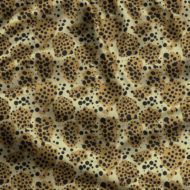 Latest Leopard Animal Luxe uSoft Satin Printed Fabric