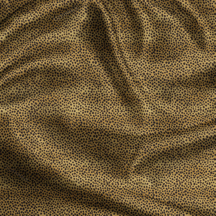 Trendy Classic Animal Cheetah uSoft Satin Printed Fabric