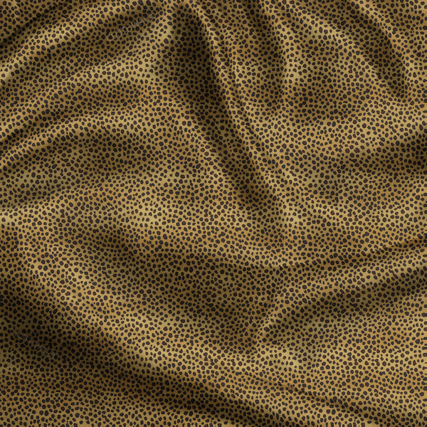 Trendy Classic Animal Cheetah uSoft Satin Printed Fabric